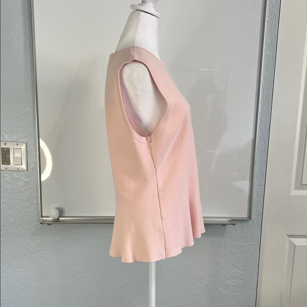 Ann Taylor Blush Pink Sleeveless Tank Top - Picture 2 of 12